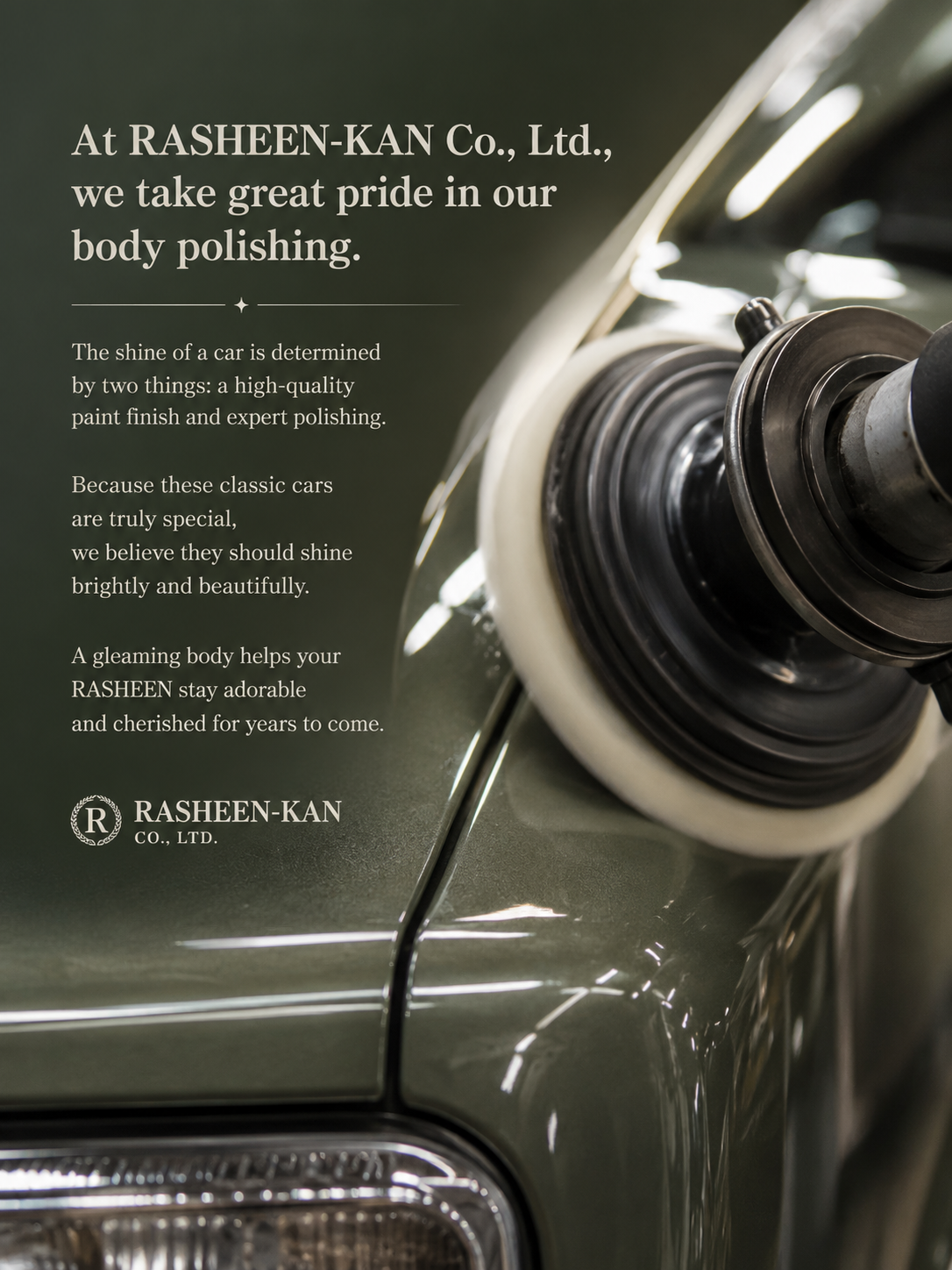 Rasheen Paint Finish and Body Polishing | RASHEEN-KAN