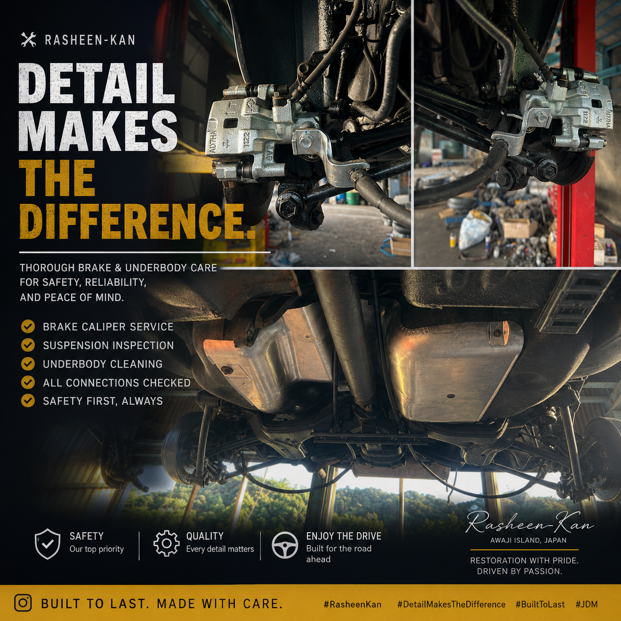 Nissan Rasheen Brake & Underbody Care | Rasheen-Kan