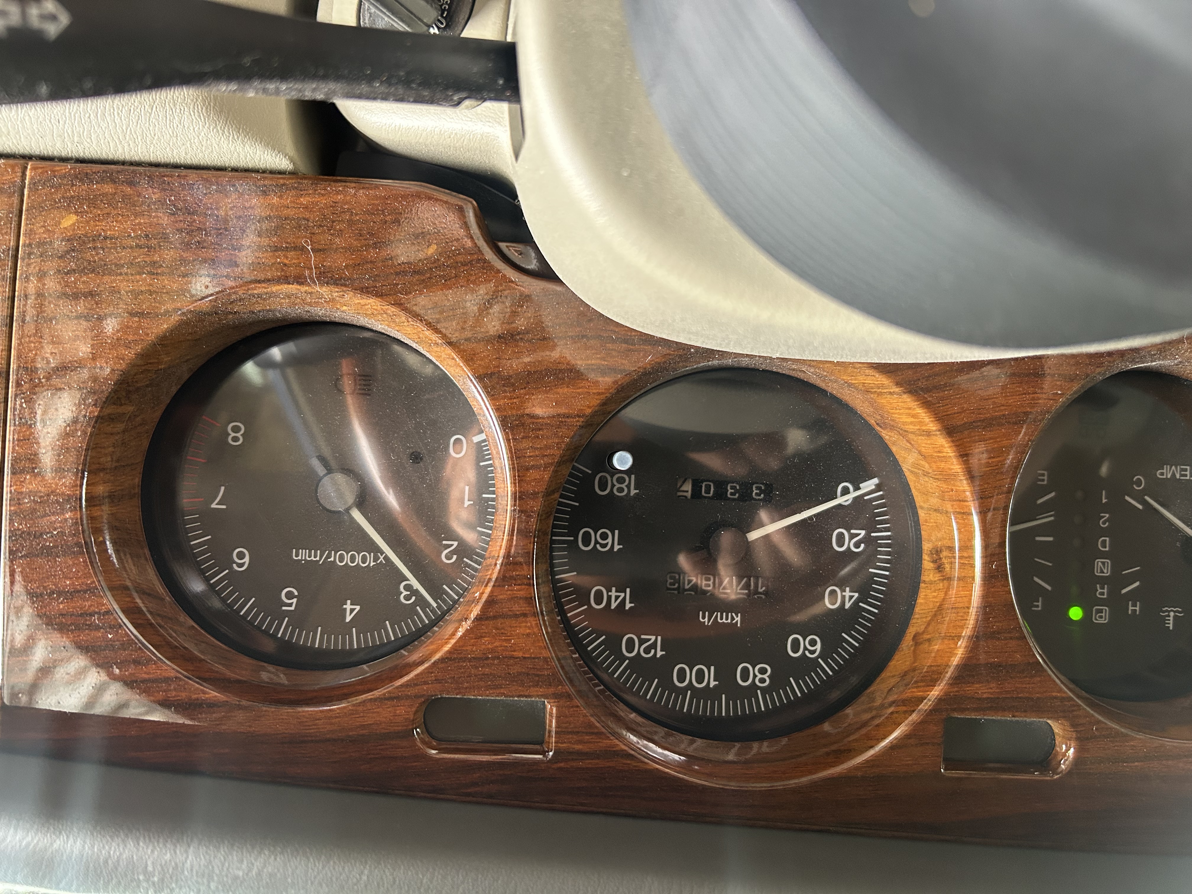 Tachometer before repair