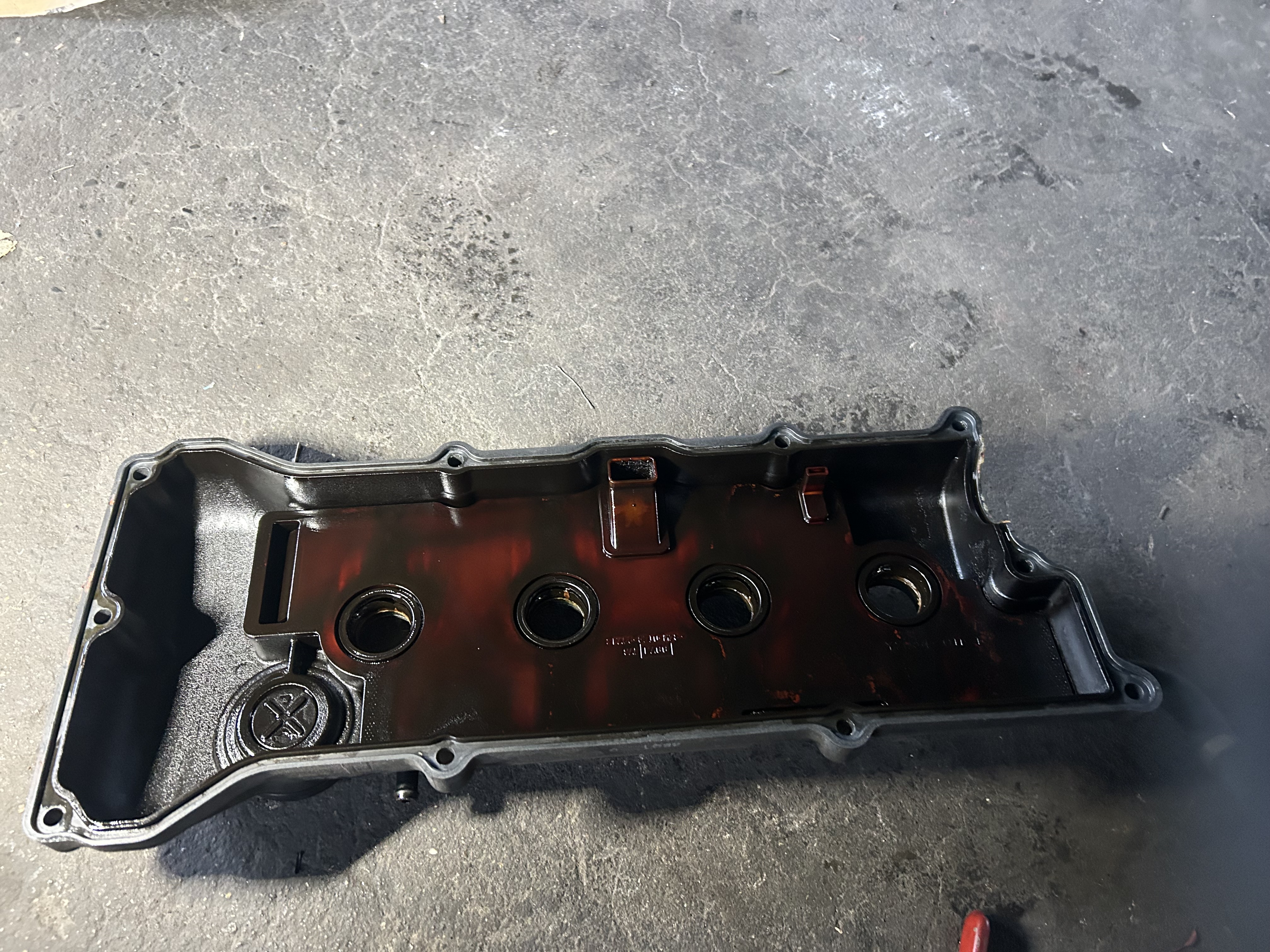 Cleaning the mating surfaces and installing fresh seals.